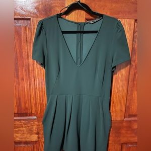 Trafaluc by Zara; Green romper; size L
